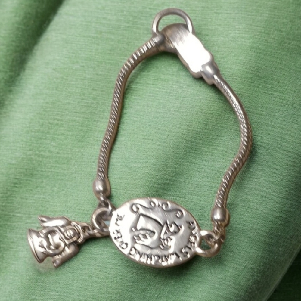 Silver Angel Charm Bracelet - Picture 2 of 6
